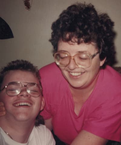 Merrilyn with Kerry (1986)